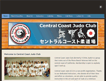 Tablet Screenshot of centralcoastjudo.com